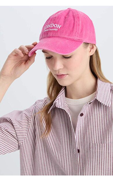 DeFacto Kadın Nakış Jean Cap Şapka B7200AX25SMPN1