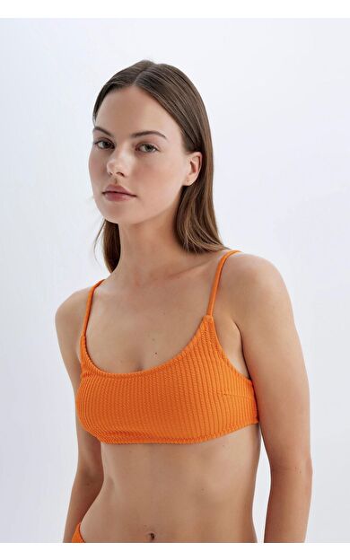 DeFacto Fall in Love Regular Fit Bürümcük Bikini Üstü B7207AX24SMOG313
