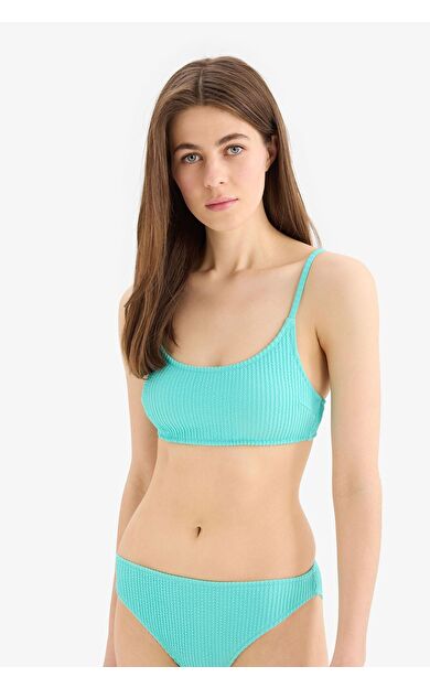 DeFacto Regular Fit Bürümcük Bikini Üstü-Fall in Love B7207AX25SMGN1173