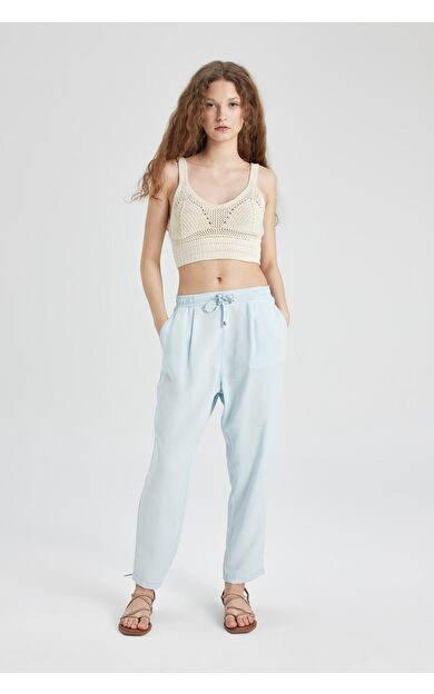 DeFacto Carrot Fit Yüksek Bel Bilek Boy Jean Pantolon