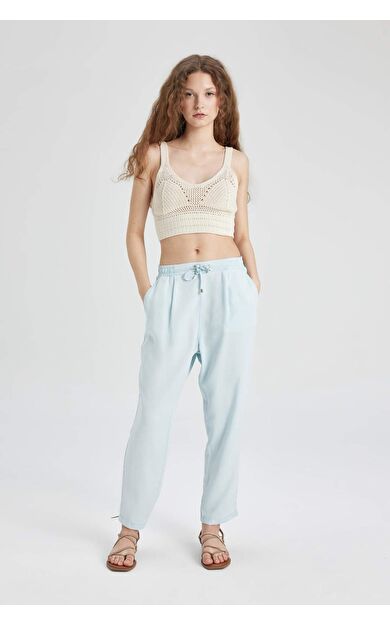 DeFacto Carrot Fit Yüksek Bel Bilek Boy Jean Pantolon