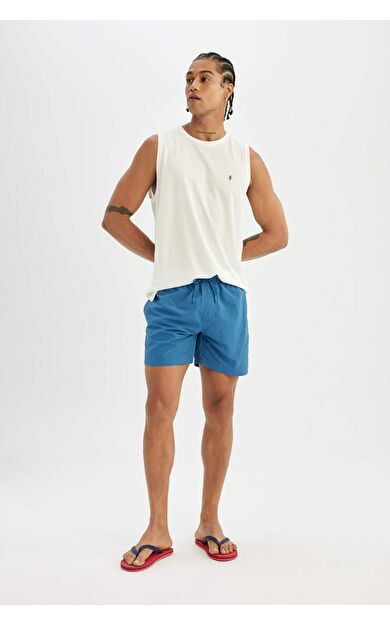 DeFactoFit File Astarlı Kısa Boy Deniz Şortu B7244AX24HSBE376