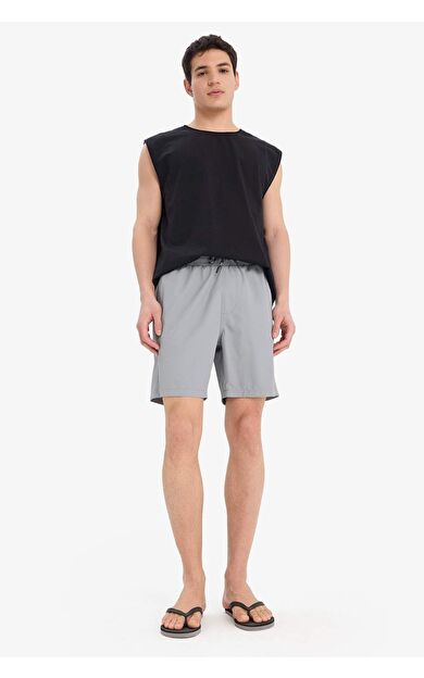 DeFacto Regular Fit File Astarlı Kısa Boy Deniz Şortu B7255AX25HSGR265