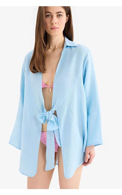 Fall in Love Regular Fit Müslin Plaj Kıyafeti B7333AX25SMBE509