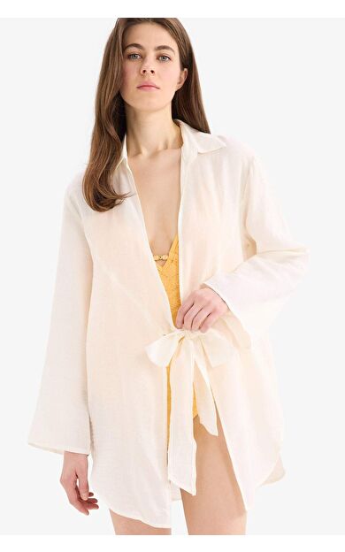 Fall in Love Müslin Plaj Gömleği B7333AX25SMWT16