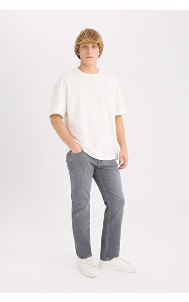 DeFacto Sergio Regular Fit Normal Bel Boru Paça Jean Pantolon