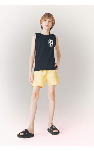 DeFacto Erkek Çocuk Basic Düz Deniz Şortu B7494A825HSYL106