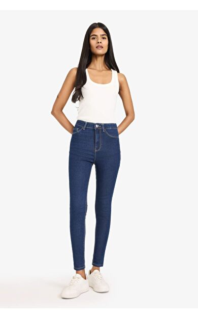 DeFacto Yüksek Bel Bilek Boy Jean Pantolon B7498AX25AUNM34