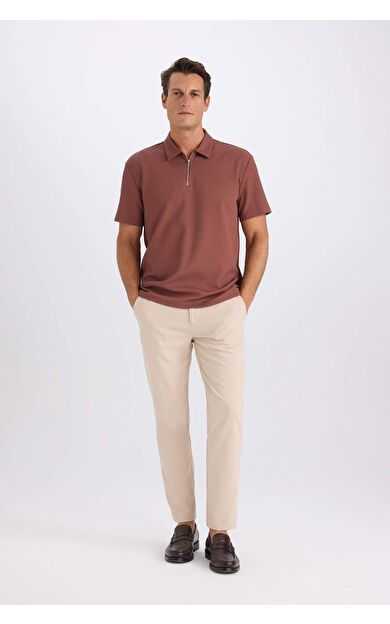 DeFacto Jogger Düz Paça Her Yöne Esneyen Yazlık Kumaş Pantolon B7520AX25SPBG737