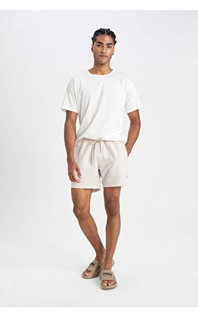 DeFactoFit Çizgili Kısa Boy Deniz Şortu B7535AX24HSBG187