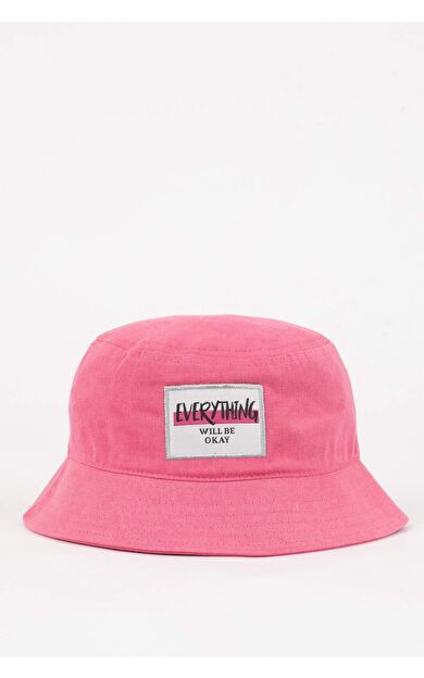 DeFactoFit Kız Çocuk Pamuklu Bucket Şapka
