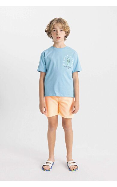DeFactoFit Erkek Çocuk Deniz Şortu B7737A824HSOG514