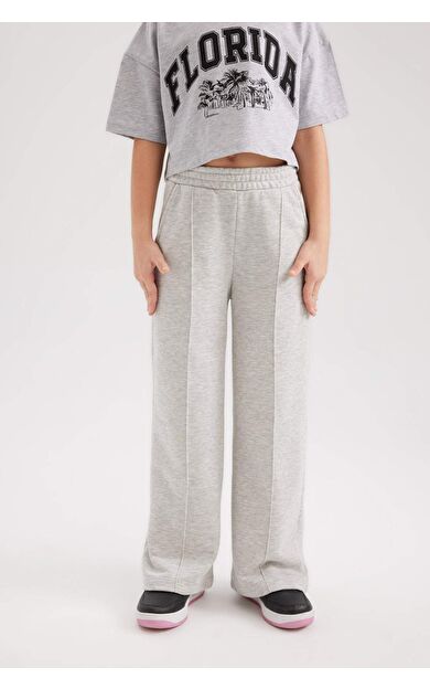 DeFacto Kız Çocuk Wide Leg Pantolon B7784A8NSGR210