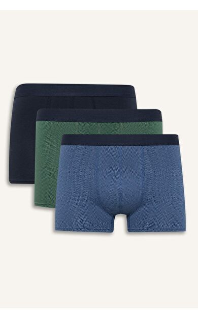 DeFacto Regular Fit 3'lü Boxer B7793AX25SPNV135