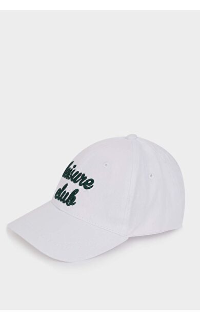 DeFacto Kadın Nakışlı Pamuklu Cap Şapka