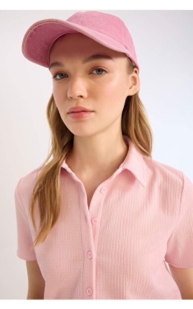 Kadın Jean Görünümlü Cap Şapka B7843AX25SMPN1