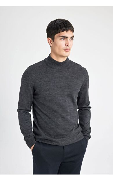 DeFacto Slim Fit Dar Kesim Kazak