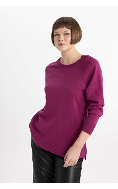 Relax Fit Triko Kazak B7866AXNSPN685