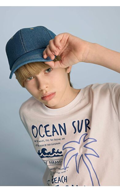 DeFacto Erkek Çocuk Jean Cap Şapka