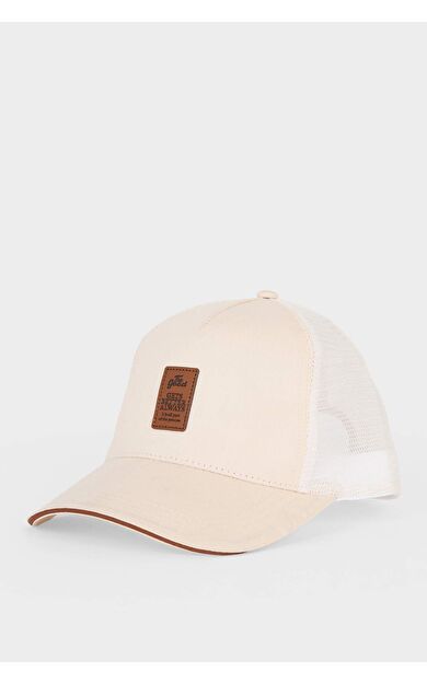 Erkek Etiket Baskılı Dokuma Beyzbol Basketbol Şapkası