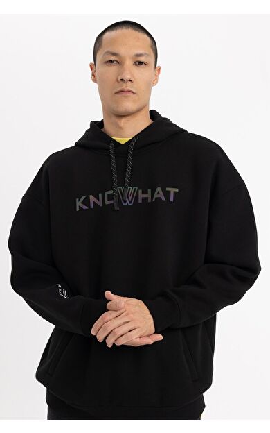 DeFacto Oversize Fit Kapüşonlu Sweatshirt