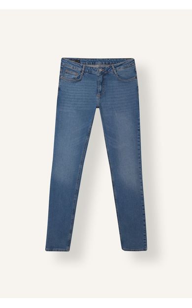 DeFacto Pedro Slim Fıt Normal Bel Dar Paça Jean Pantolon Mavi B8418AX26AUNM28