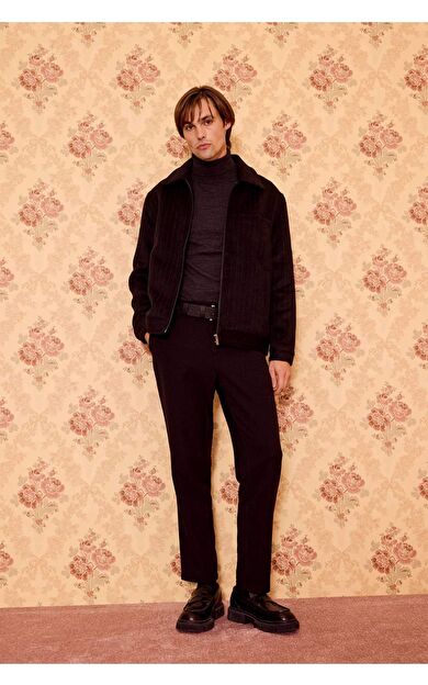 Tailored Fit Düz Paça Pantolon