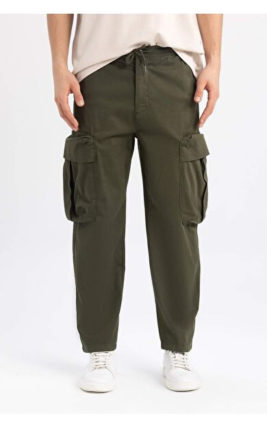 DeFacto Rustik Loose Fit Kargo Cepli Pantolon