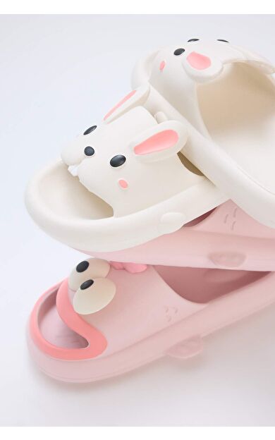 DeFacto Kız Çocuk Yüksek Taban Tek Bantlı Eva Terlik B8644A825SMWT1