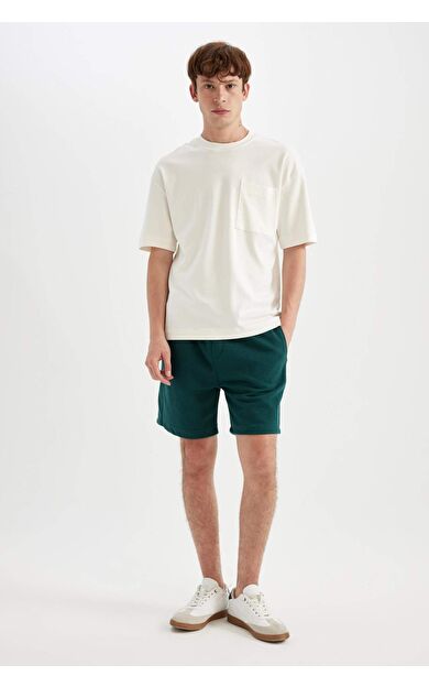 DeFacto Regular Fit Düz Paça Şort B8672AX24SMGN650