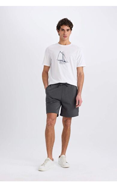 DeFacto Regular Fit Düz Paça Şort B8672AX25SPAR104