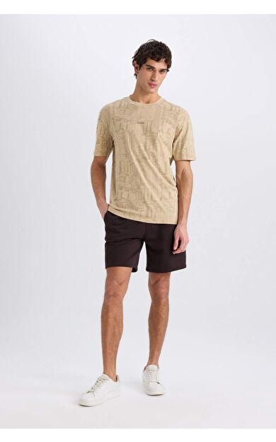 DeFacto Regular Fit Düz Paça Basic Düz Şort