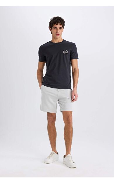 DeFacto Regular Fit Düz Paça Şort B8672AX25SPGR184