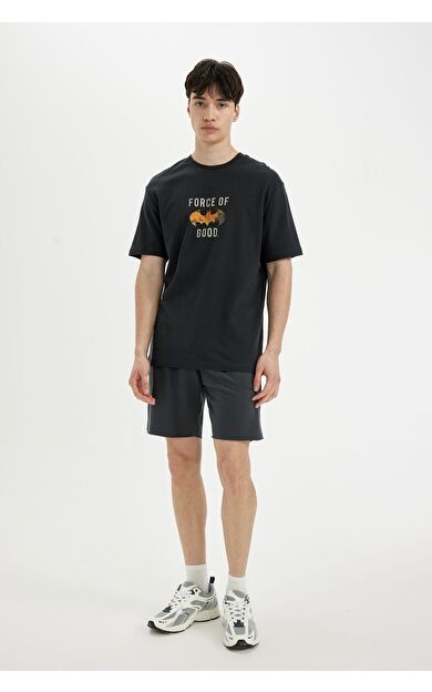 DeFacto DeFactoFit Slim Fit Dar Paça Sweatshirt Kumaşı Şort B8673AX24SMAR231
