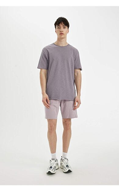 DeFacto DeFactoFit Slim Fit Dar Paça Şort B8673AX24SMBR147