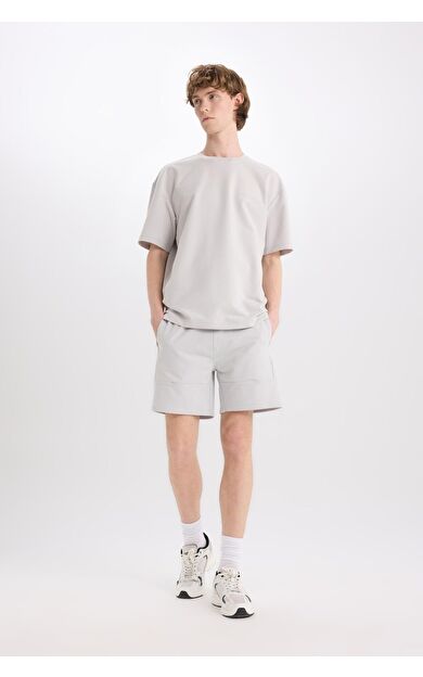 DeFacto Slim Fit Dar Kesim Dar Paça Şort B8674AX25SPGR184