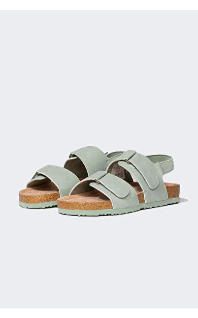 DeFactoFit Kız Çocuk Cırt Cırtlı Düz Taban Sandalet