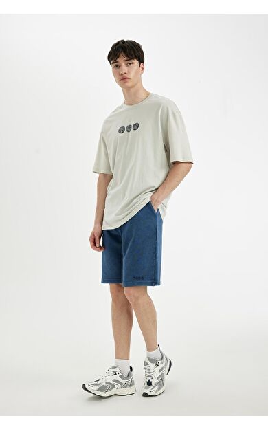 DeFacto Oversize Fit Düz Paça Şort B8797AX24SMIN233