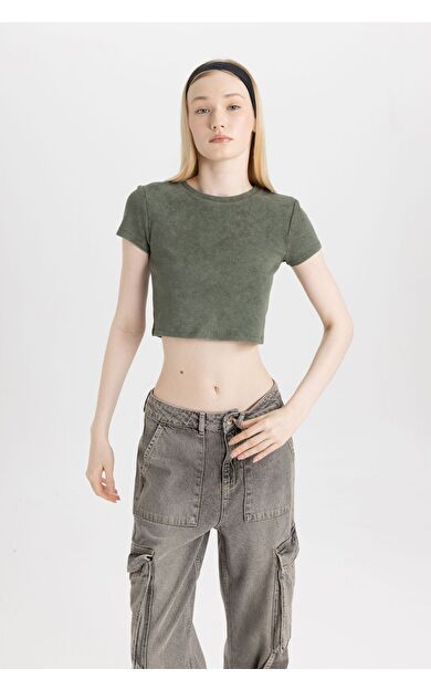 DeFacto DeFactoFit Coool Fitted Kısa Kollu Tişört B9295AX24SMKH244