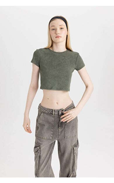 DeFacto DeFactoFit Coool Fitted Kısa Kollu Tişört B9295AX24SMKH244