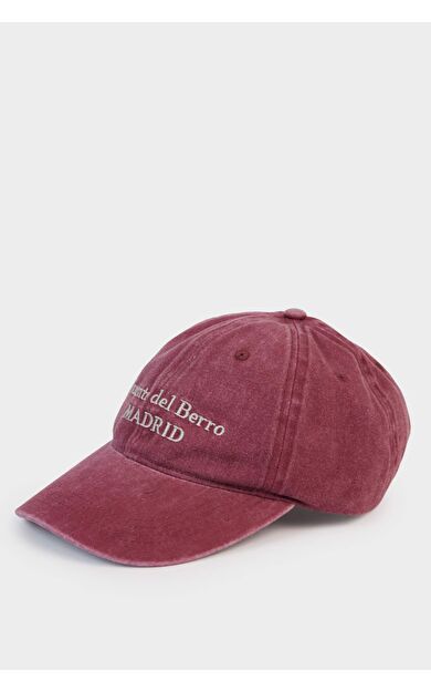 Erkek Nakışlı Pamuklu Cap Şapka