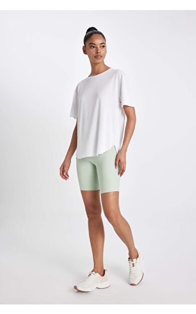 DeFactoFit Biker Beli Saran Sporcu Tayt B9547AX24SMGN1105