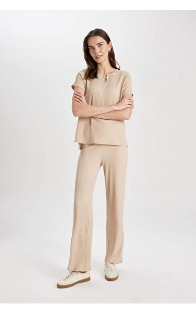 DeFacto DeFactoFit Traditional Wide Leg Pantolon