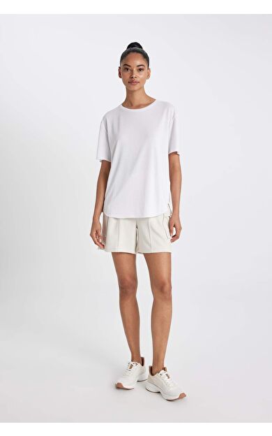 DeFactoFit Paperbag Kısa Paça Modal Şort C0466AX24SMER218