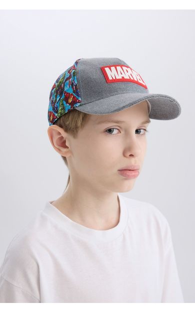DeFacto Erkek Çocuk Marvel Avengers Baskılı Beyzbol Basketbol Şapkası