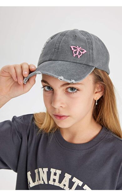 DeFacto Kız Çocuk Cap Şapka C0585A825SMGR103