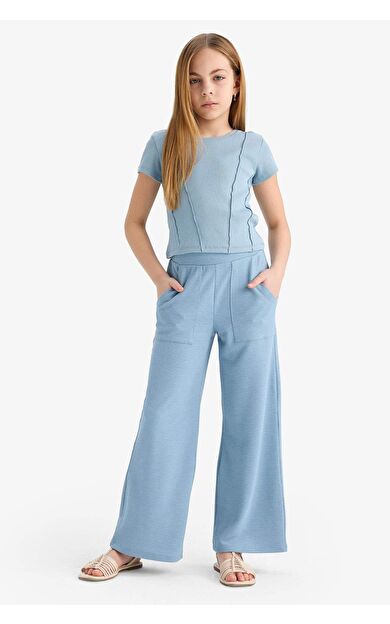 DeFacto Kız Çocuk Wide Leg Pantolon C1180A825SMBE760