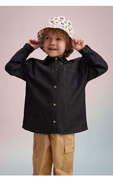 DeFacto DeFactoFit Erkek Bebek Pamuklu Bucket Şapka