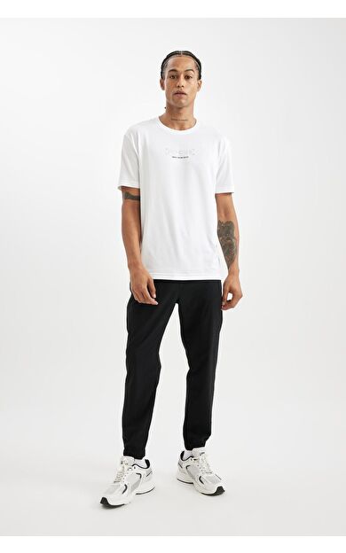 DeFacto DeFactoFit Slim Fit Çift Cepli Dokuma Sporcu Jogger Eşofman Altı