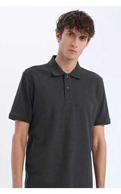 DeFacto Regular Fit Kısa Kollu Basic Düz Pike Kumaş Polo Tişört C1293AX25SPAR163